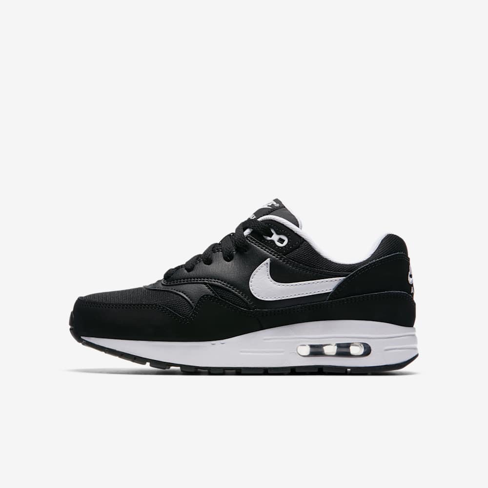 Nike Air Max 1 GS "Black White"